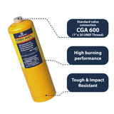 Mapp Gas, ProFire Torch, Ignitor + Flint Pack - Plastic Plumb