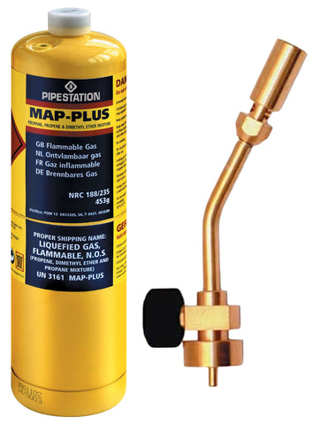 Mapp Gas + ProFire Torch Pack - Plastic Plumb
