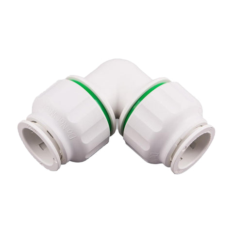 15mm Push-Fit Equal Elbow - Plastic Plumb