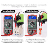 Digital Multimeter Tester - Voltmeter Ohmmeter Ammeter Multi Voltage Tester Meter with Backlit LCD Electronic Test Meter - Voltage Testers measures Voltage, Current, Resistance, Diode (Box of 250 Units) - Pipe Station