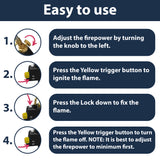 Super Total Fire Blow Torch - Plastic Plumb