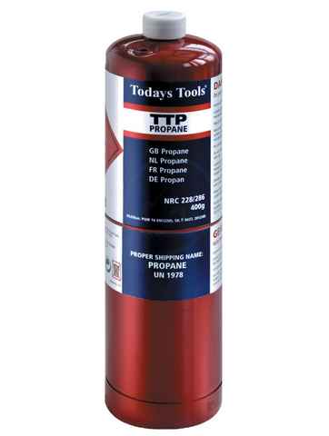 Propane Gas Cylinder 400g - Plastic Plumb